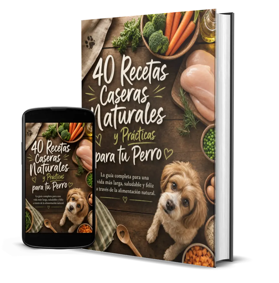 40 Recetas Caseras Naturales y Prácticas para tu Perro - La guía completa para una vida más larga, saludable y feliz a través de la alimentación natural