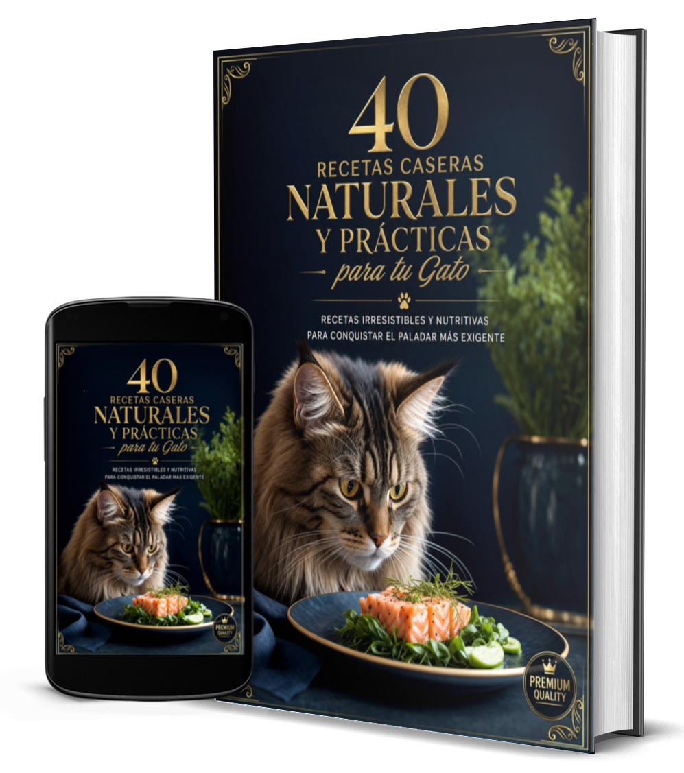 40 Recetas Caseras Naturales y Prácticas para tu Gato - Recetas irresistibles y nutritivas para conquistar el paladar más exigente