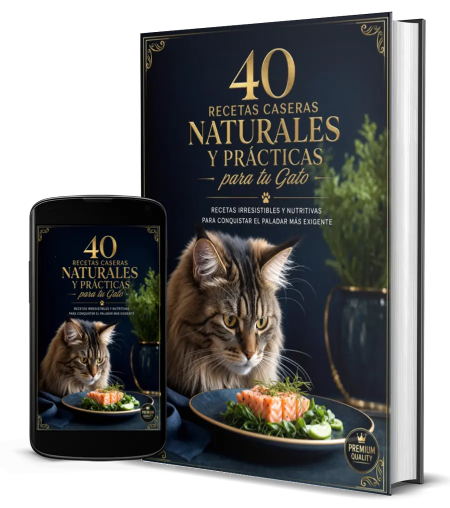 40 Recetas Caseras Naturales y Prácticas para tu Gato - Recetas irresistibles y nutritivas para conquistar el paladar más exigente