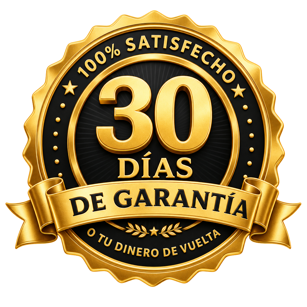 Garantía 30 Días - 100% Satisfecho